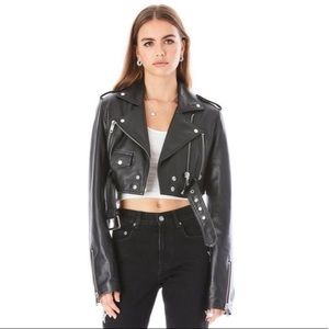 Carmar LF Genuine Cropped Leather Jacket